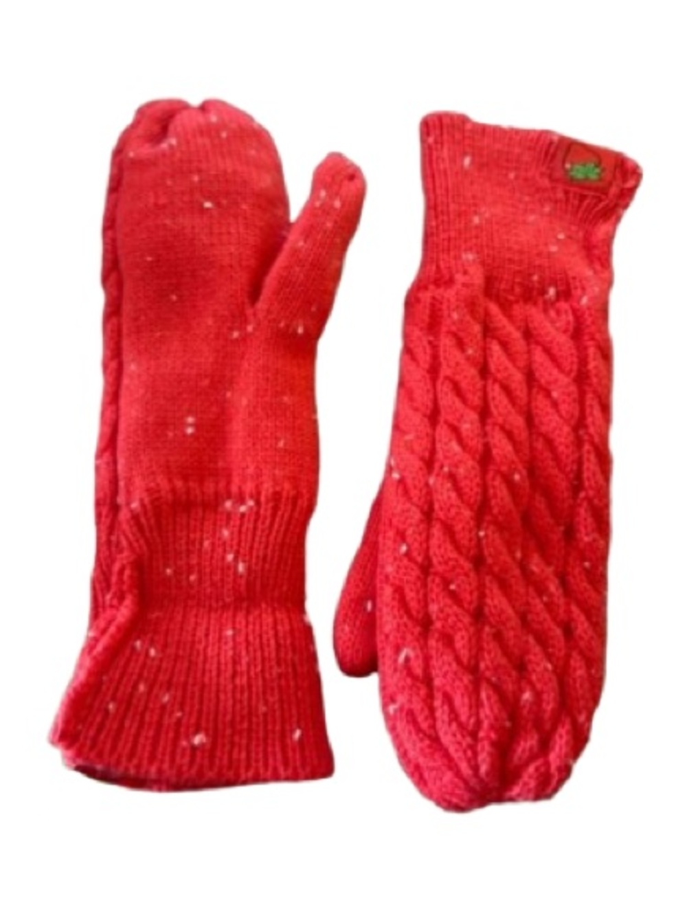 Strawberry Shortcake Red Knit Mittens Vintage Kids Accessory